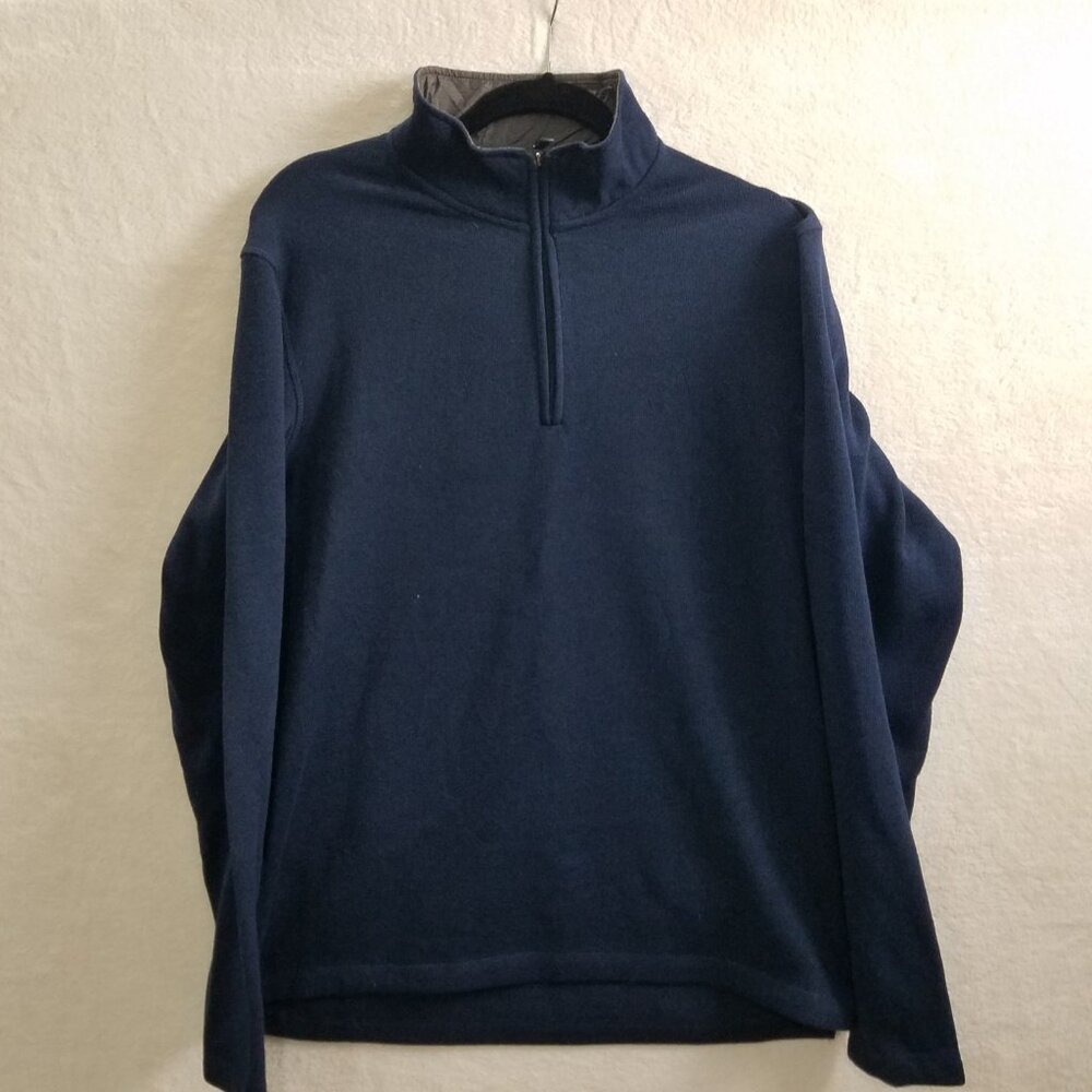 Wrangler Authentic Men's Long Sleeve Fleece Quarter-Zip Sweater Size Medium NWT